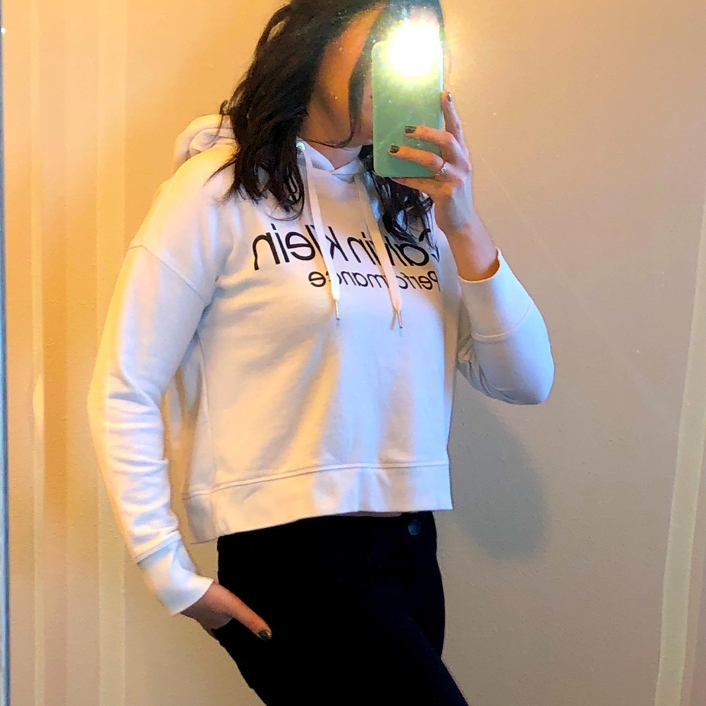 Calvin Klein crop hoodie